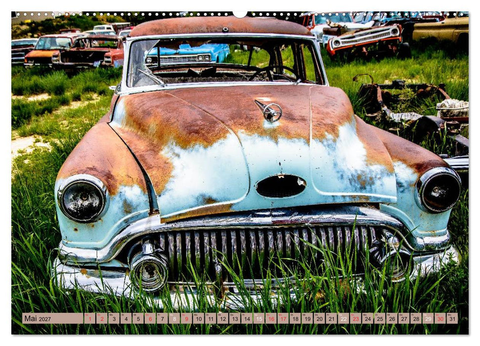 Alte Liebe rostet nicht - Schrottplatz in Arizona (CALVENDO Premium Wandkalender 2027)