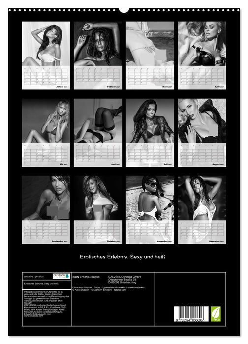 Erotisches Erlebnis. Sexy und heiß (CALVENDO Premium Wandkalender 2027)