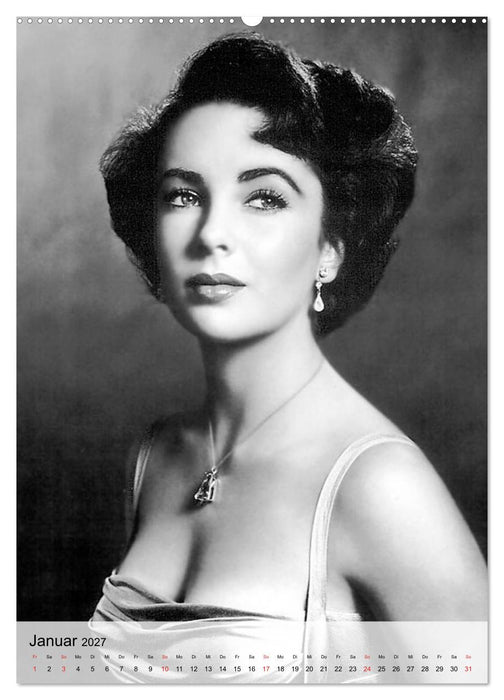 Elizabeth Taylor (CALVENDO Wandkalender 2027)