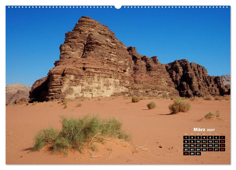Jordanien. Königreich in der Wüste (CALVENDO Wandkalender 2027)