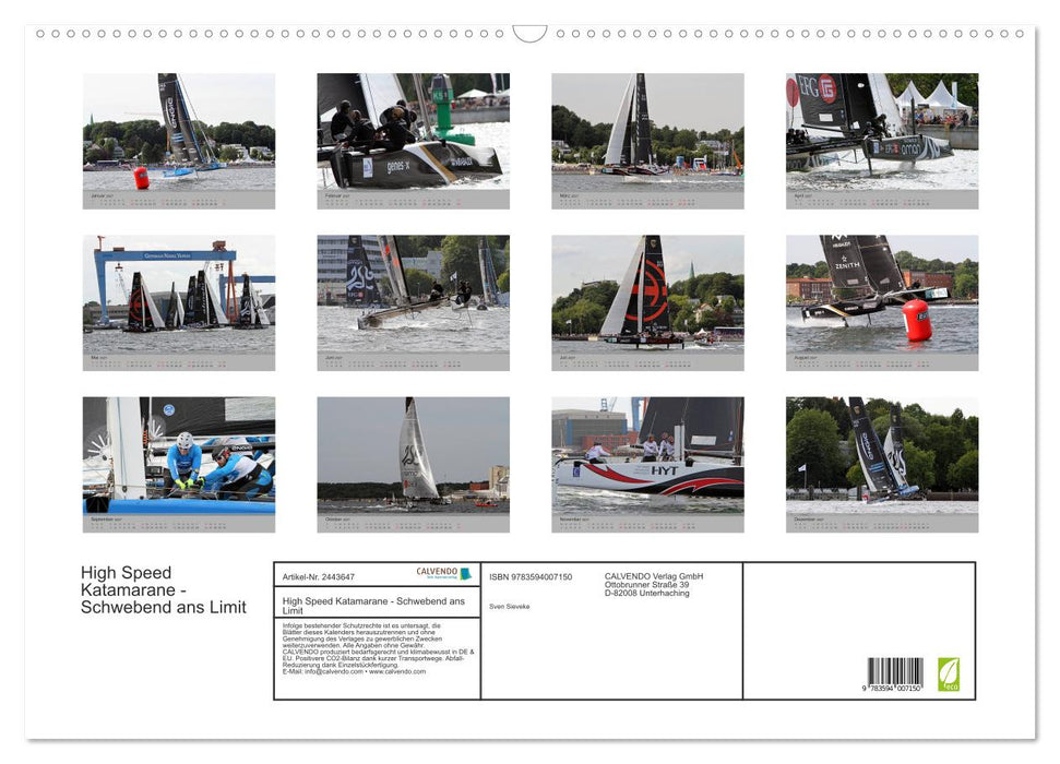 High Speed Katamarane - Schwebend ans Limit (CALVENDO Wandkalender 2027)