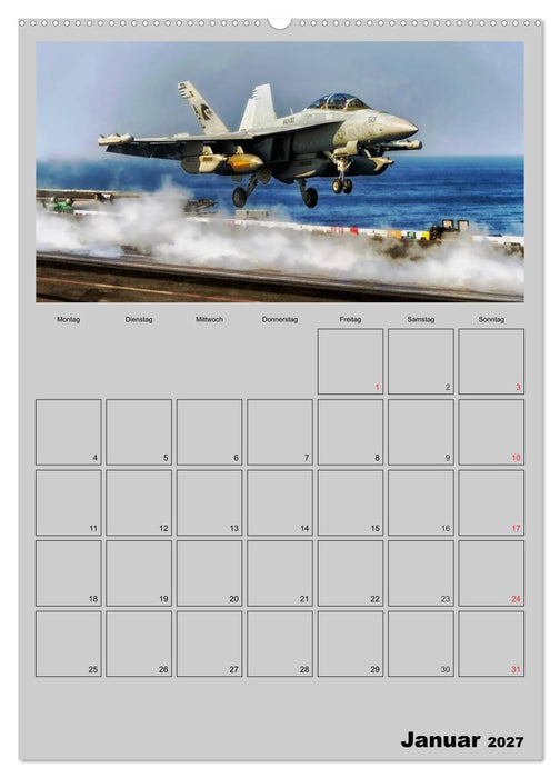 Militär. U.S. Kampfflugzeuge (CALVENDO Wandkalender 2027)