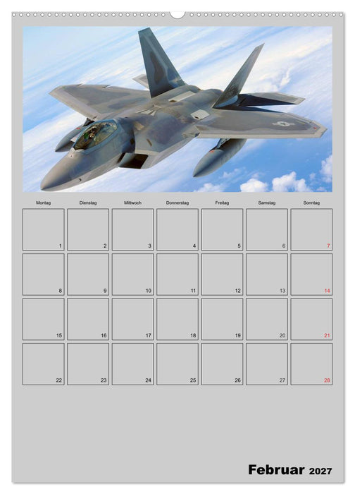 Militär. U.S. Kampfflugzeuge (CALVENDO Wandkalender 2027)