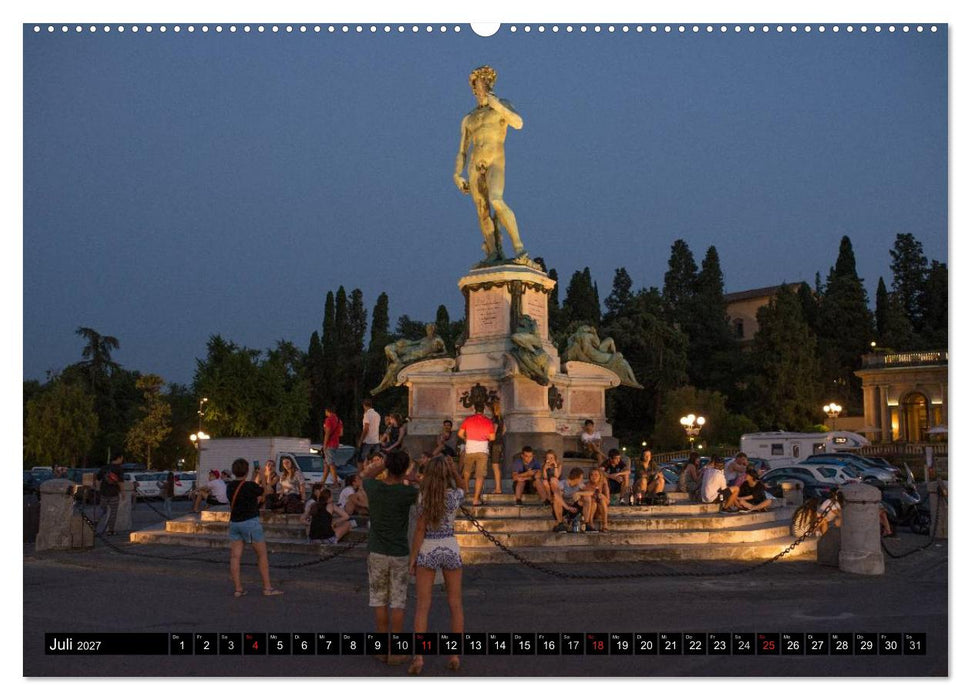Abends in der Toskana (CALVENDO Premium Wandkalender 2027)