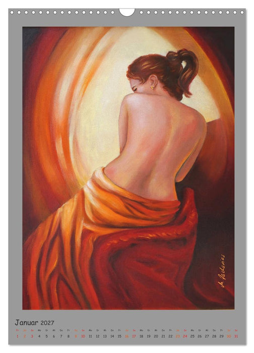 Erotische Kunst der Künstlerin Marita Zacharias (CALVENDO Wandkalender 2027)