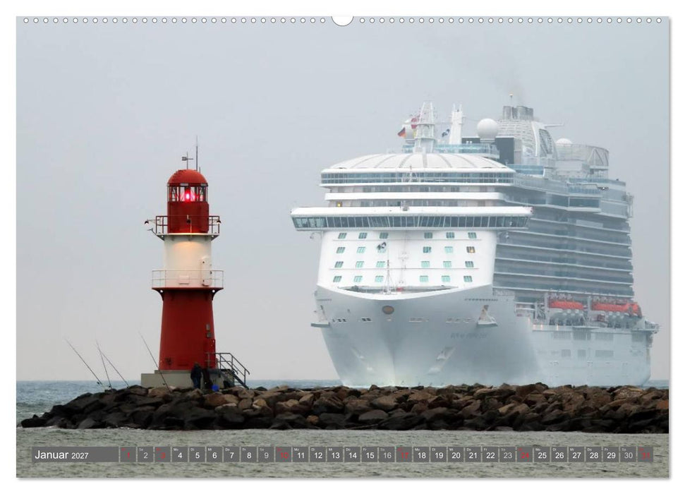 Kreuzfahrt Warnemünde (CALVENDO Premium Wandkalender 2027)
