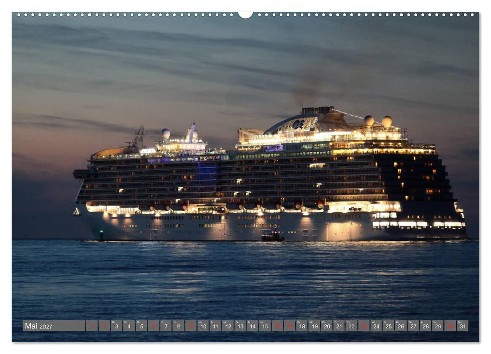 Kreuzfahrt Warnemünde (CALVENDO Premium Wandkalender 2027)