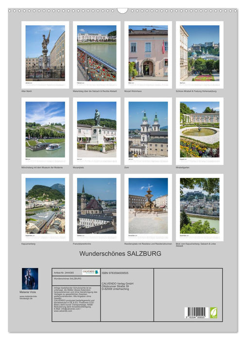 Wunderschönes SALZBURG (CALVENDO Wandkalender 2027)