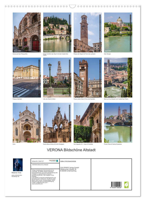 VERONA Bildschöne Altstadt (CALVENDO Wandkalender 2027)