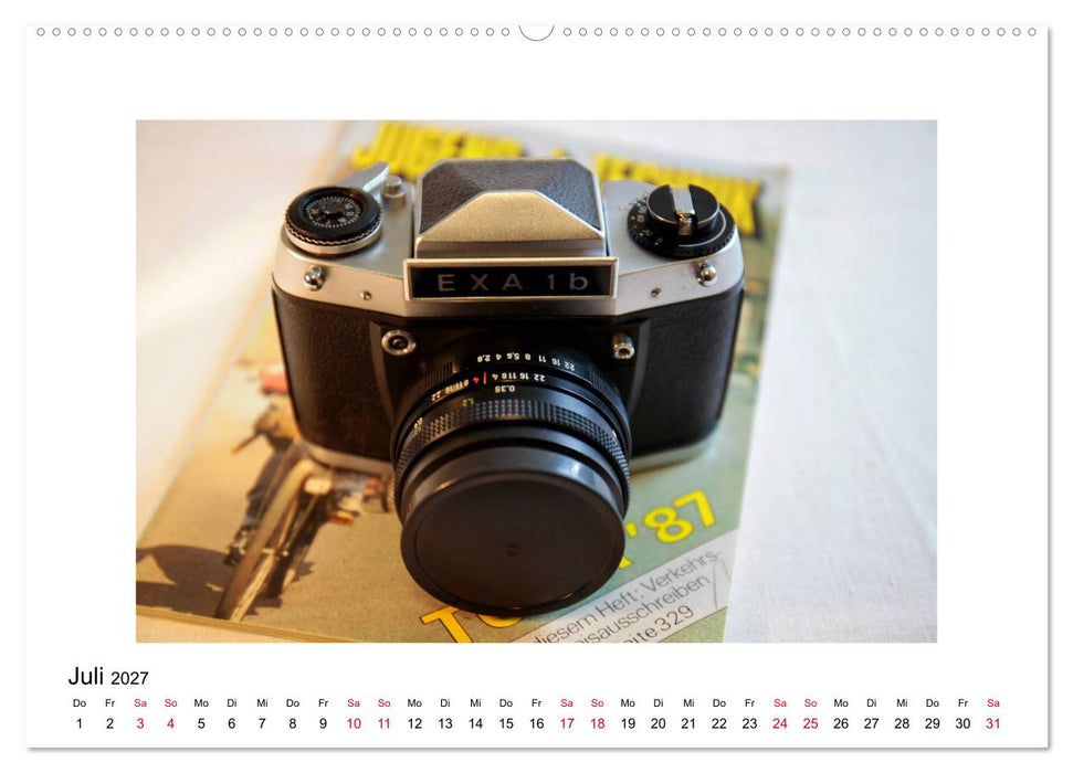 Kameras der DDR (CALVENDO Premium Wandkalender 2027)