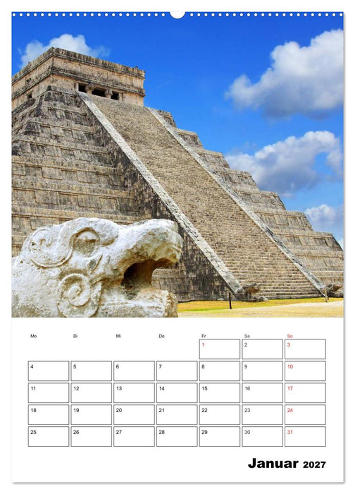 Das mystische Land der Maya. Mexiko-Yucatan (CALVENDO Premium Wandkalender 2027)
