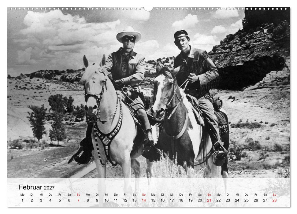 Westernhelden der Kinoleinwand (CALVENDO Premium Wandkalender 2027)