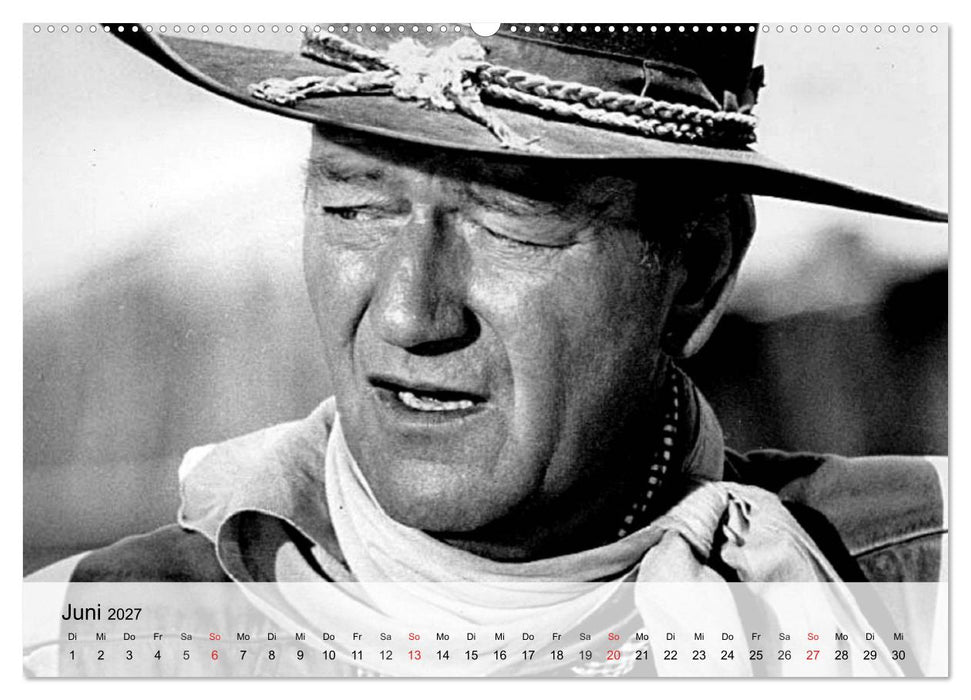 Westernhelden der Kinoleinwand (CALVENDO Premium Wandkalender 2027)