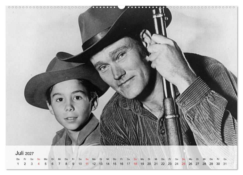 Westernhelden der Kinoleinwand (CALVENDO Premium Wandkalender 2027)