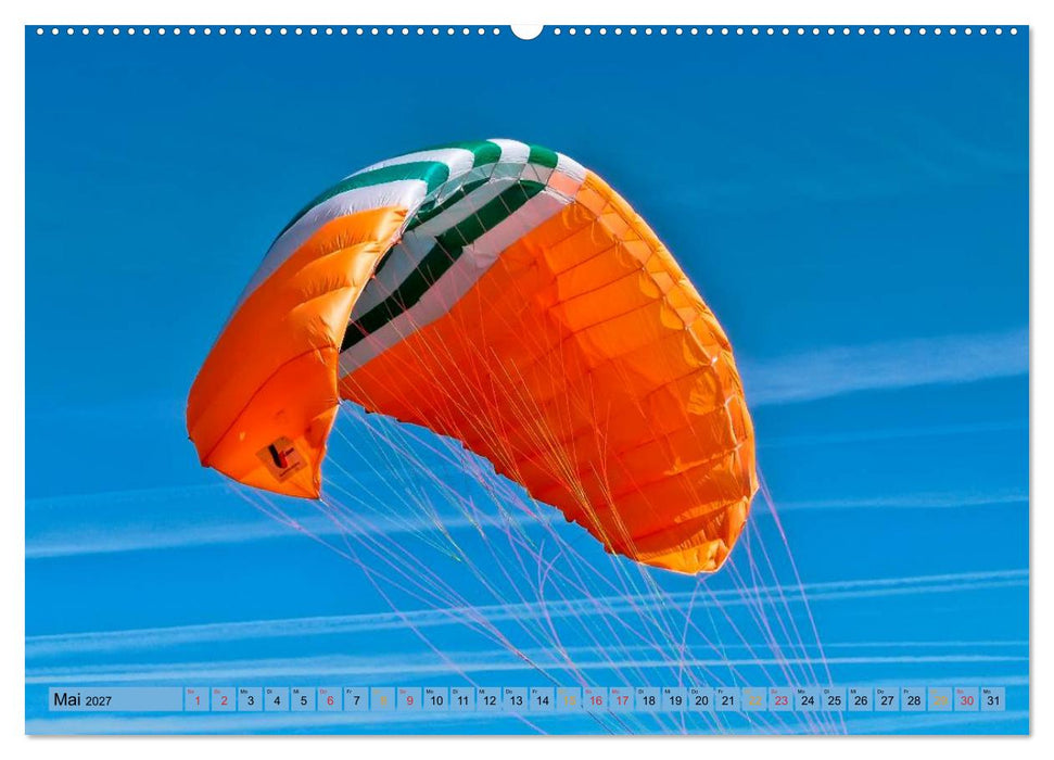 Frei sein - Paragliding (CALVENDO Premium Wandkalender 2027)