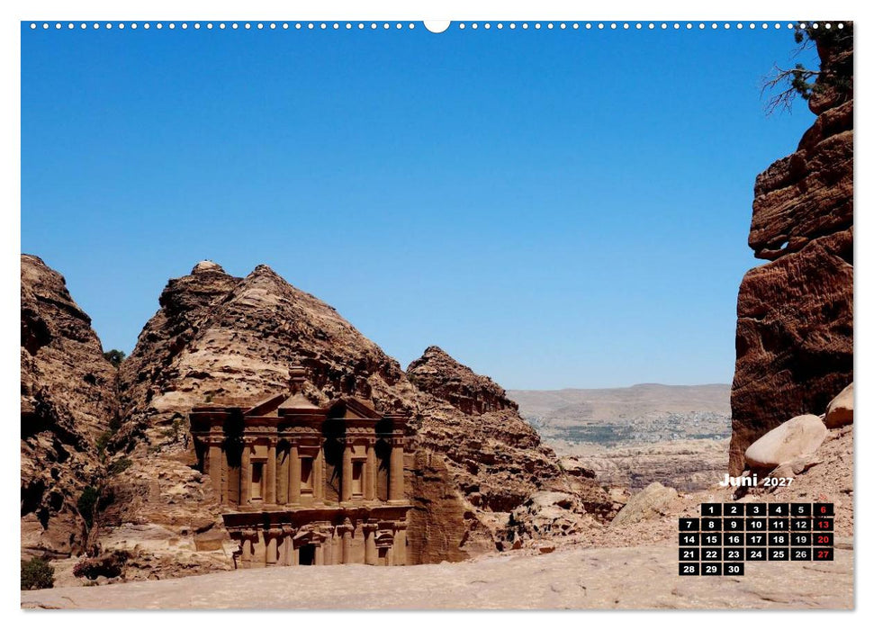 Petra - Felsenstadt in der Wüste (CALVENDO Premium Wandkalender 2027)