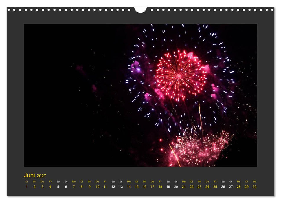 Feuerwerk - Explosives am Himmel (CALVENDO Wandkalender 2027)