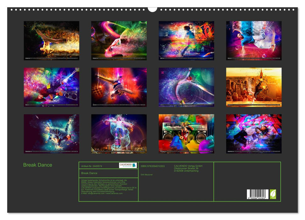 Break Dance (CALVENDO Wandkalender 2027)