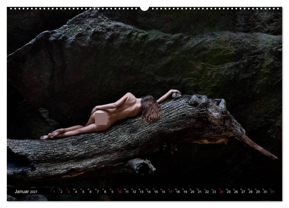 Côte d'Azur - Landschaftsaktbilder in der Natur (CALVENDO Premium Wandkalender 2027)
