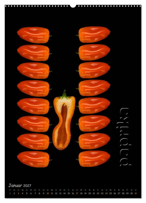 foodART - Früchte und Gemüse (CALVENDO Wandkalender 2027)