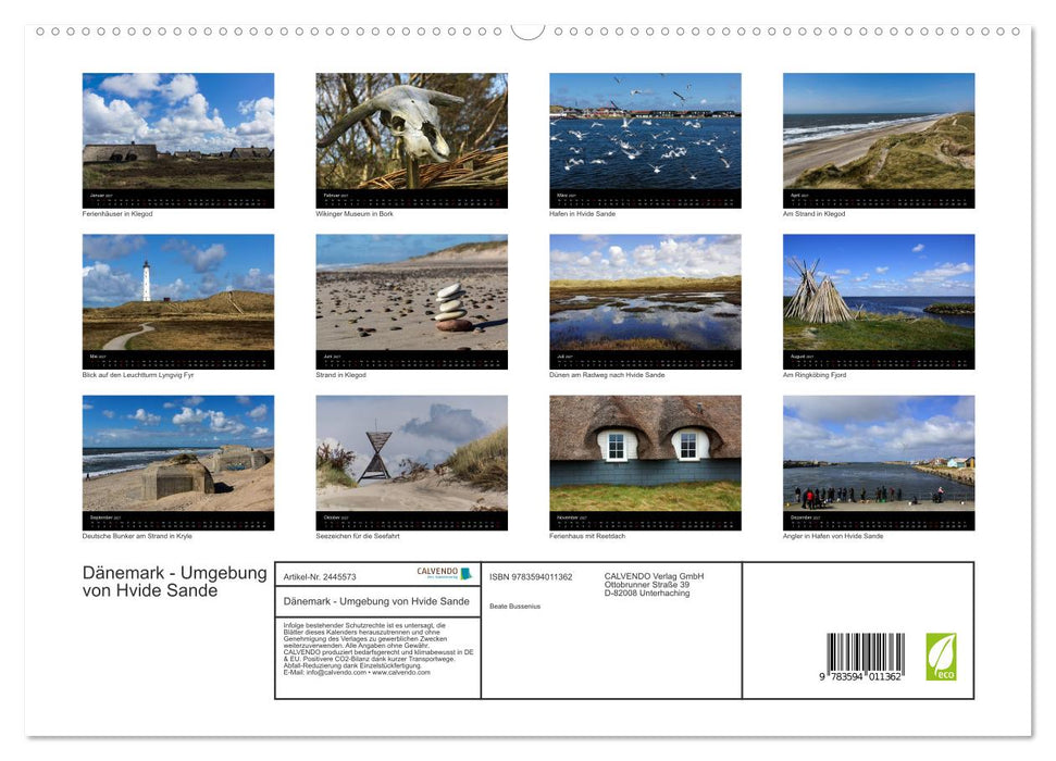 Dänemark - Umgebung von Hvide Sande (CALVENDO Premium Wandkalender 2027)