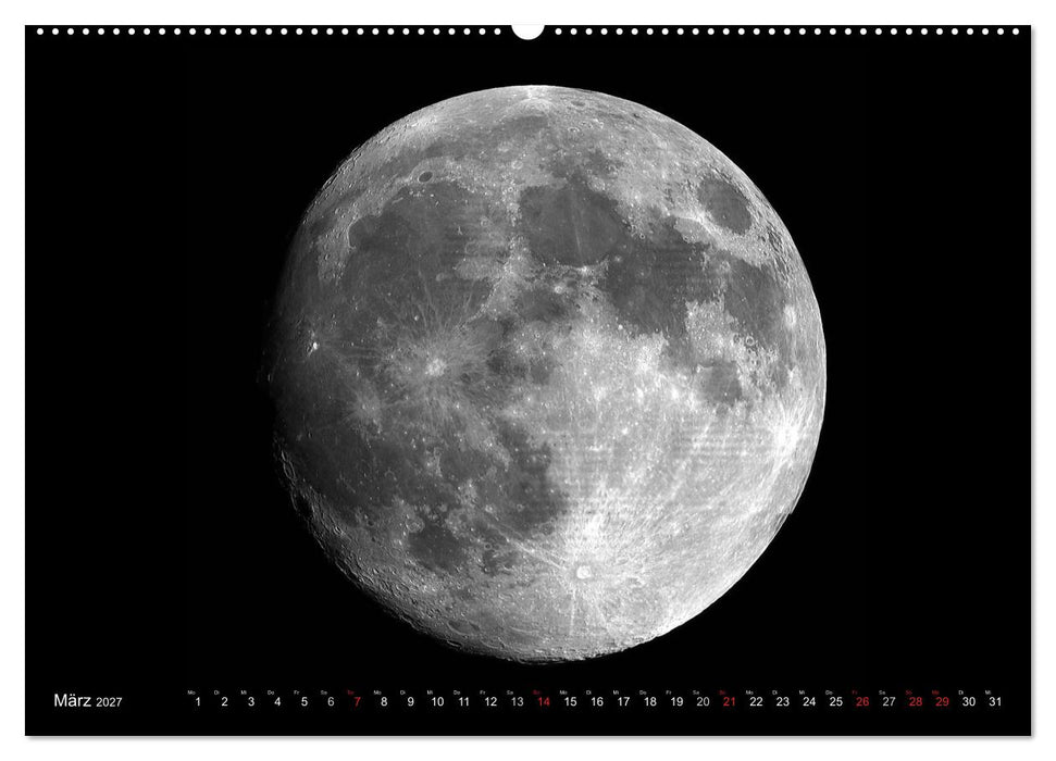 Sonne, Monde und Planeten (CALVENDO Premium Wandkalender 2027)
