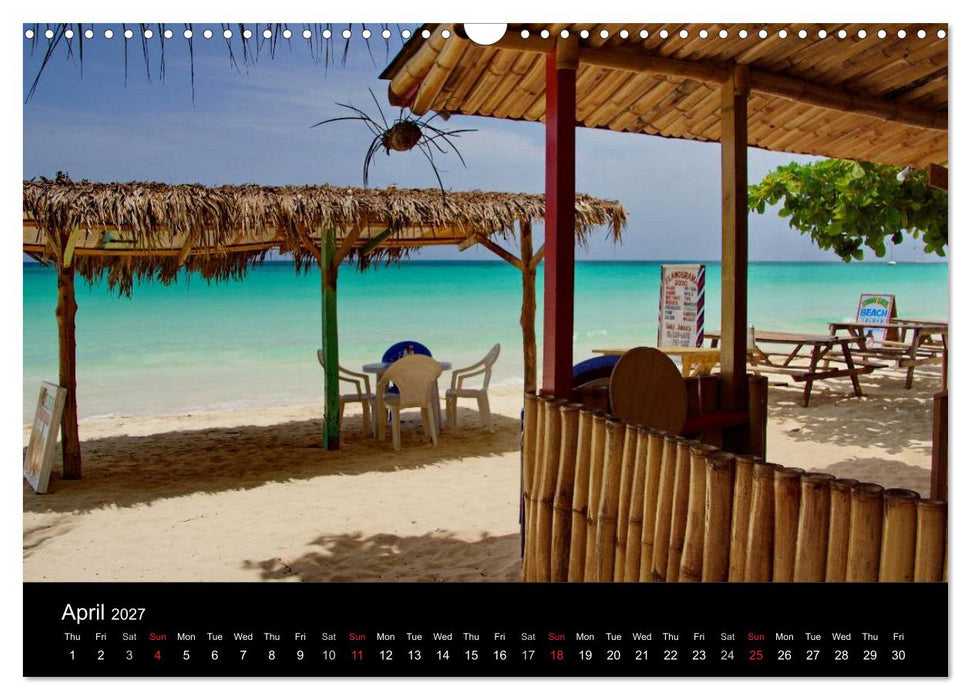 Jamaica Sun and Beaches (CALVENDO Monthly Calendar 2027)