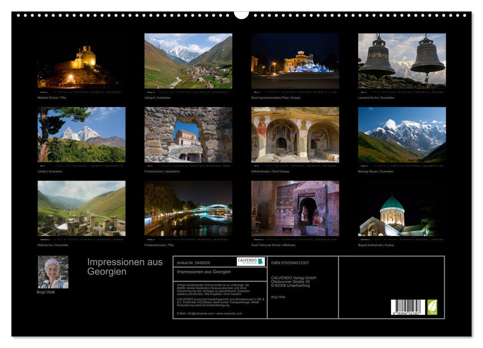 Impressionen aus Georgien (CALVENDO Wandkalender 2027)