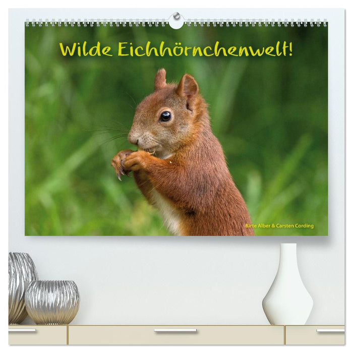 Wilde Eichhörnchenwelt! (CALVENDO Premium Wandkalender 2027)