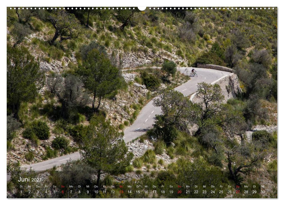 Mit dem Rennrad auf Mallorca (CALVENDO Premium Wandkalender 2027)