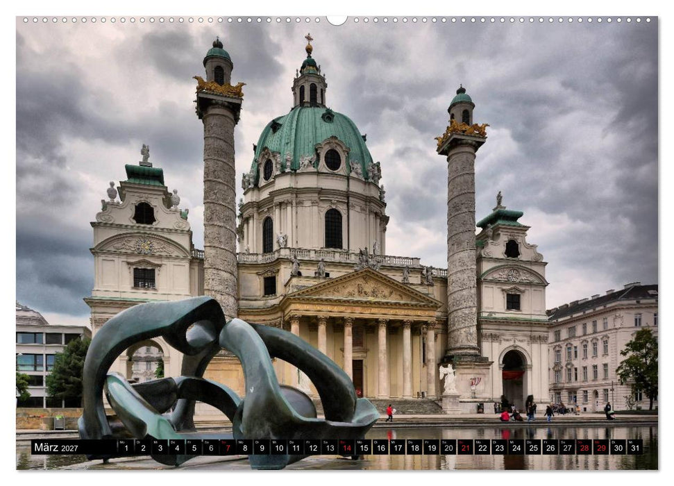 Wien - Haupstadt mit Charme (CALVENDO Wandkalender 2027)