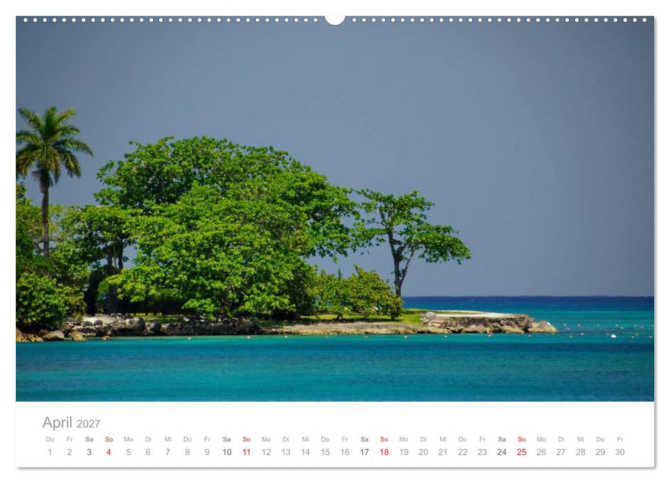JAMAIKA Reggae, Rastafari und paradiesische Natur. (CALVENDO Wandkalender 2027)