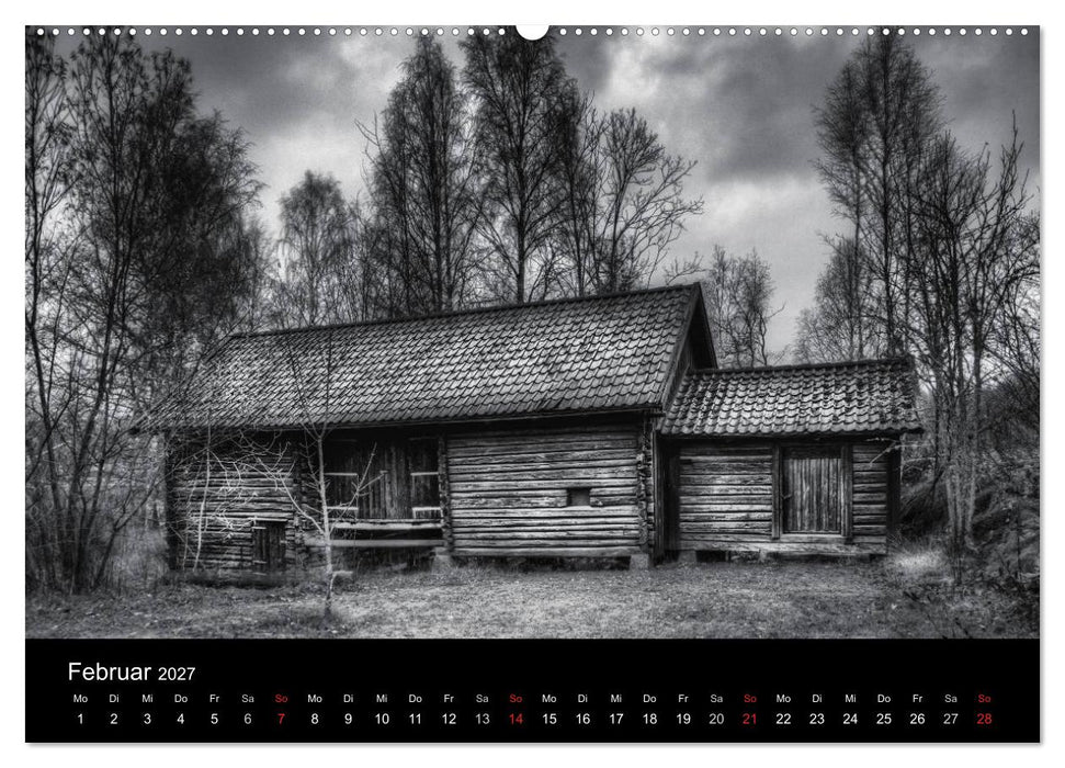Objekte in schwarz weiss (CALVENDO Premium Wandkalender 2027)