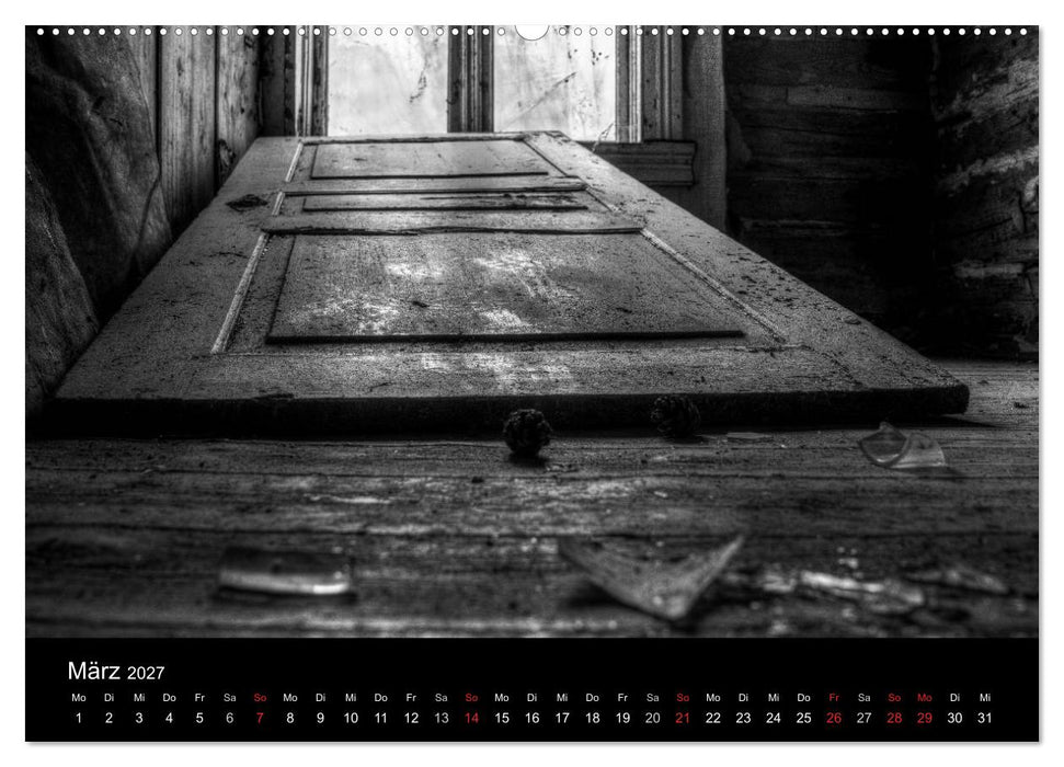 Objekte in schwarz weiss (CALVENDO Premium Wandkalender 2027)