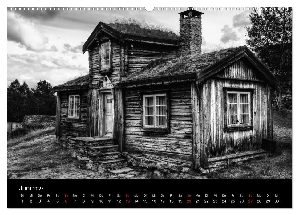 Objekte in schwarz weiss (CALVENDO Premium Wandkalender 2027)