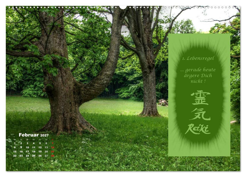 REIKI - Chakrameditation (CALVENDO Premium Wandkalender 2027)