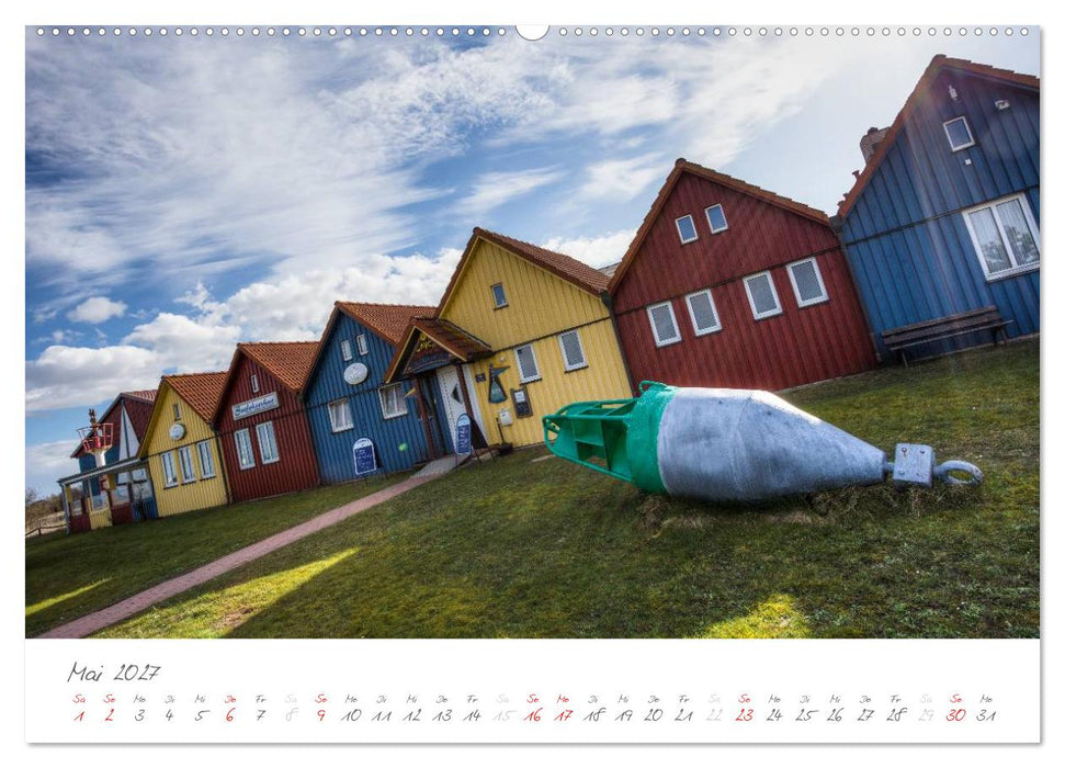Amrum - Eine farbenfrohe Insellandschaft (CALVENDO Premium Wandkalender 2027)