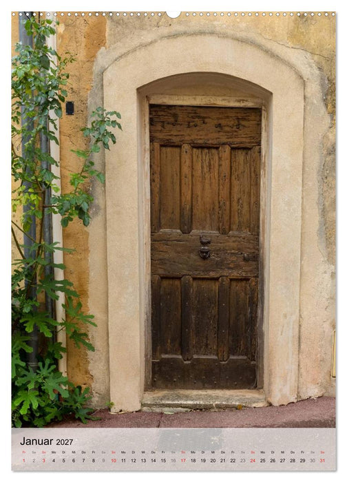 Türen, Tore, Fenster der Provence (CALVENDO Wandkalender 2027)
