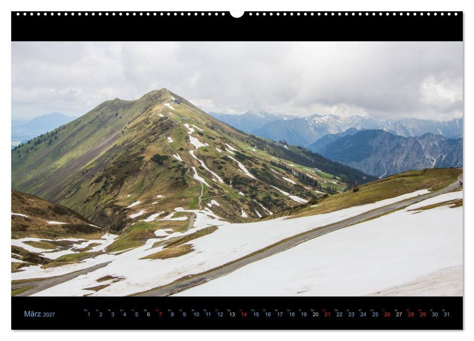 Region Oberstdorf - Kleinwalsertal und Nebelhorn (CALVENDO Wandkalender 2027)
