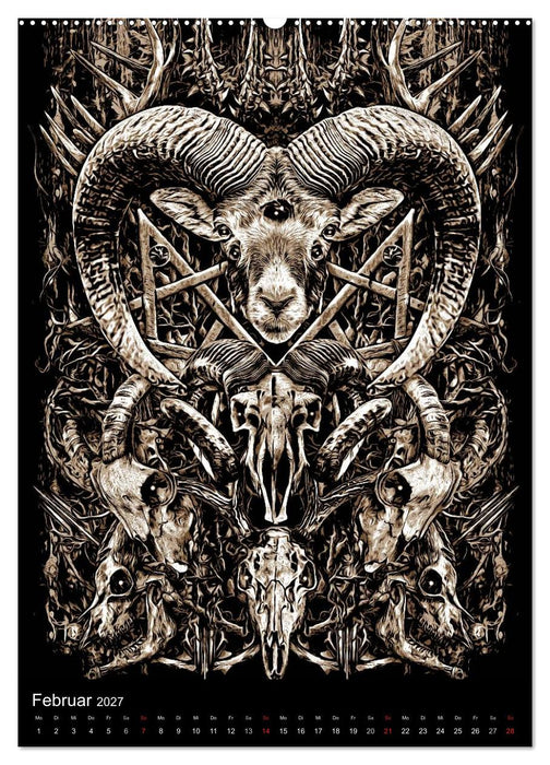 BLOODBOY/DARK ILLUSTRATION (CALVENDO Premium Wandkalender 2027)