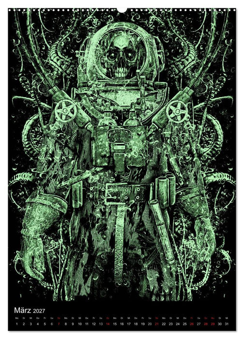 BLOODBOY/DARK ILLUSTRATION (CALVENDO Premium Wandkalender 2027)