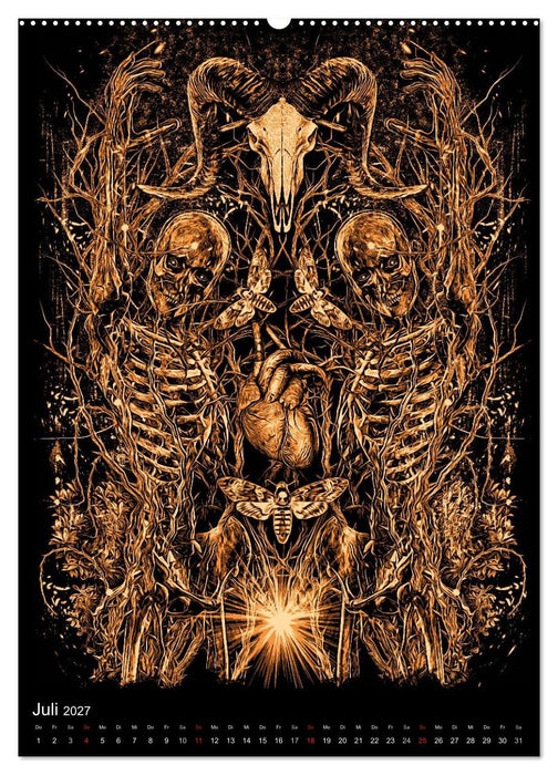 BLOODBOY/DARK ILLUSTRATION (CALVENDO Premium Wandkalender 2027)