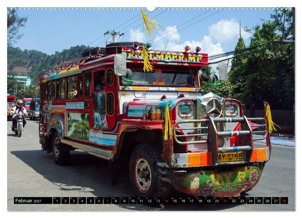 Kontrastreiche Philippinen (CALVENDO Wandkalender 2027)