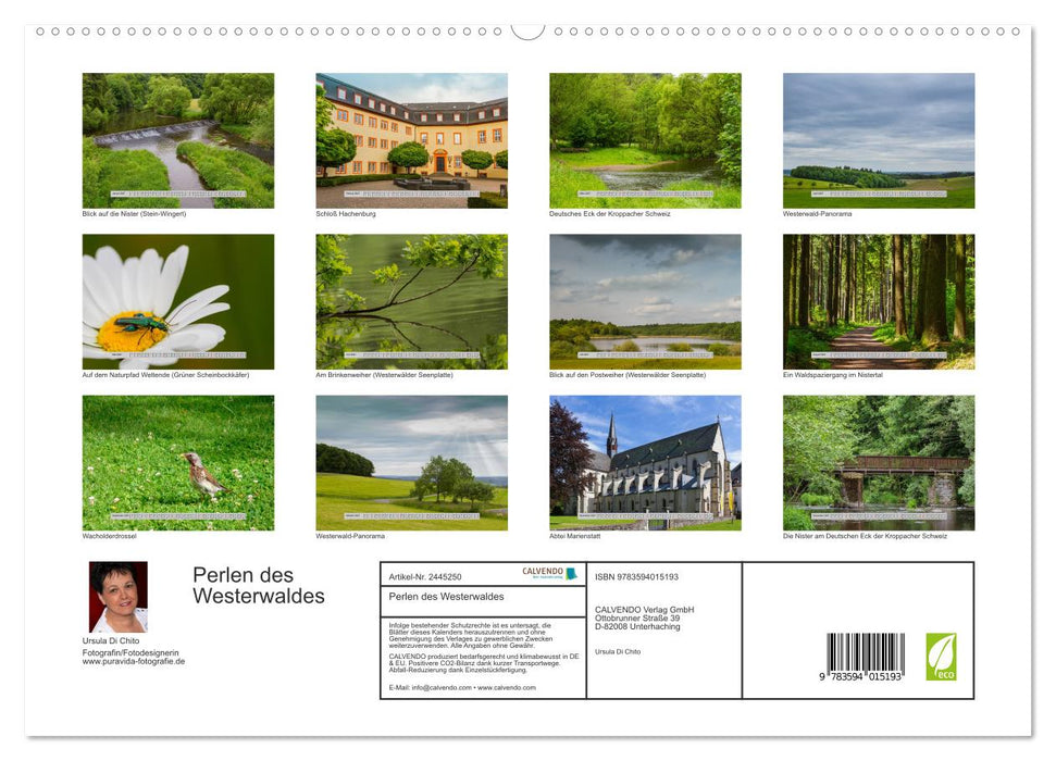 Perlen des Westerwaldes (CALVENDO Premium Wandkalender 2027)
