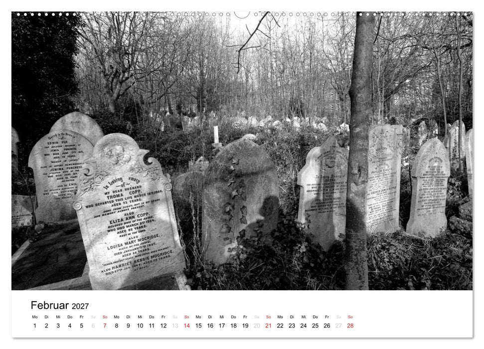 Highgate Cemetery London (CALVENDO Wandkalender 2027)