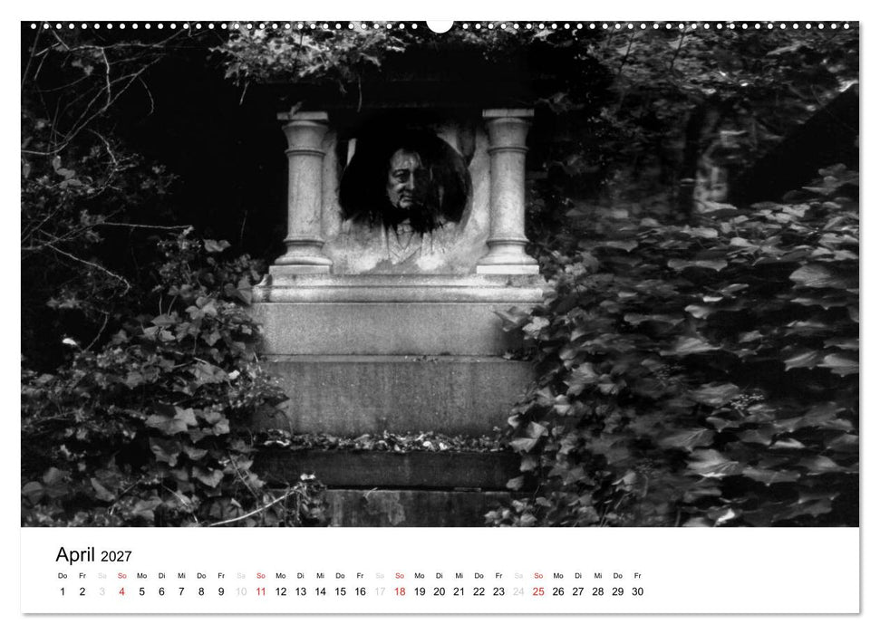 Highgate Cemetery London (CALVENDO Wandkalender 2027)