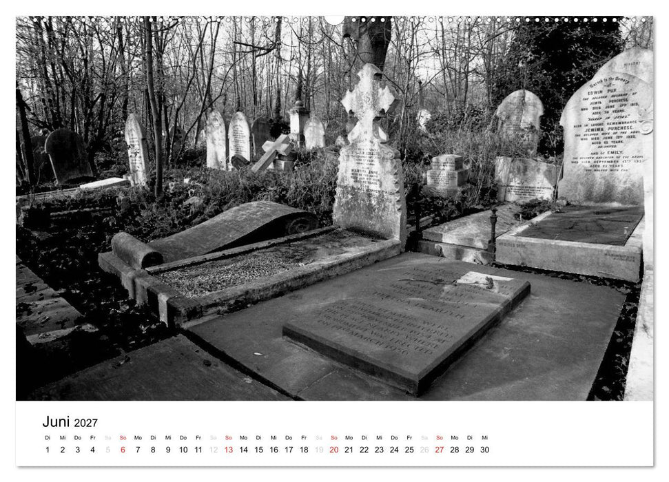Highgate Cemetery London (CALVENDO Wandkalender 2027)