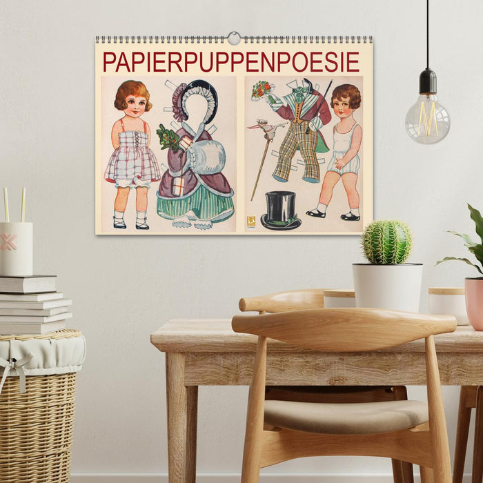 Papierpuppenpoesie (CALVENDO Wandkalender 2027)