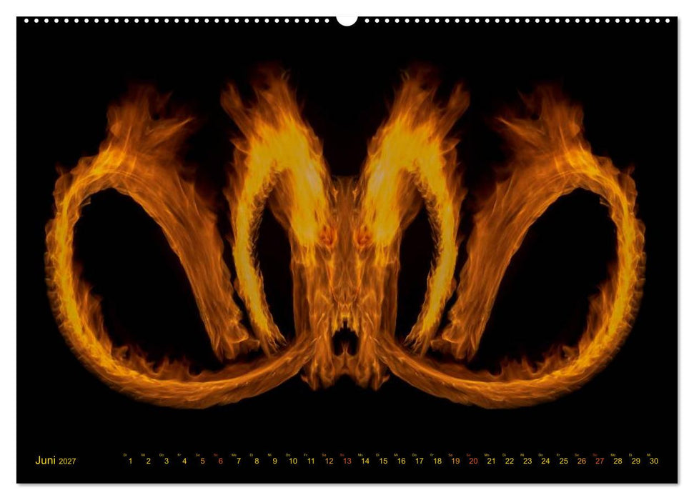 Feuerdrache (CALVENDO Premium Wandkalender 2027)
