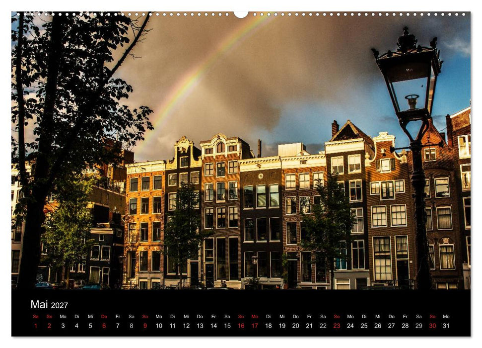 psychadelic Amsterdam - Stadtansichten zwischen Tag und Traum (CALVENDO Premium Wandkalender 2027)